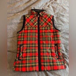 J. Crew Plaid Quilted Jacket